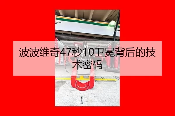 波波维奇47秒10卫冕背后的技术密码